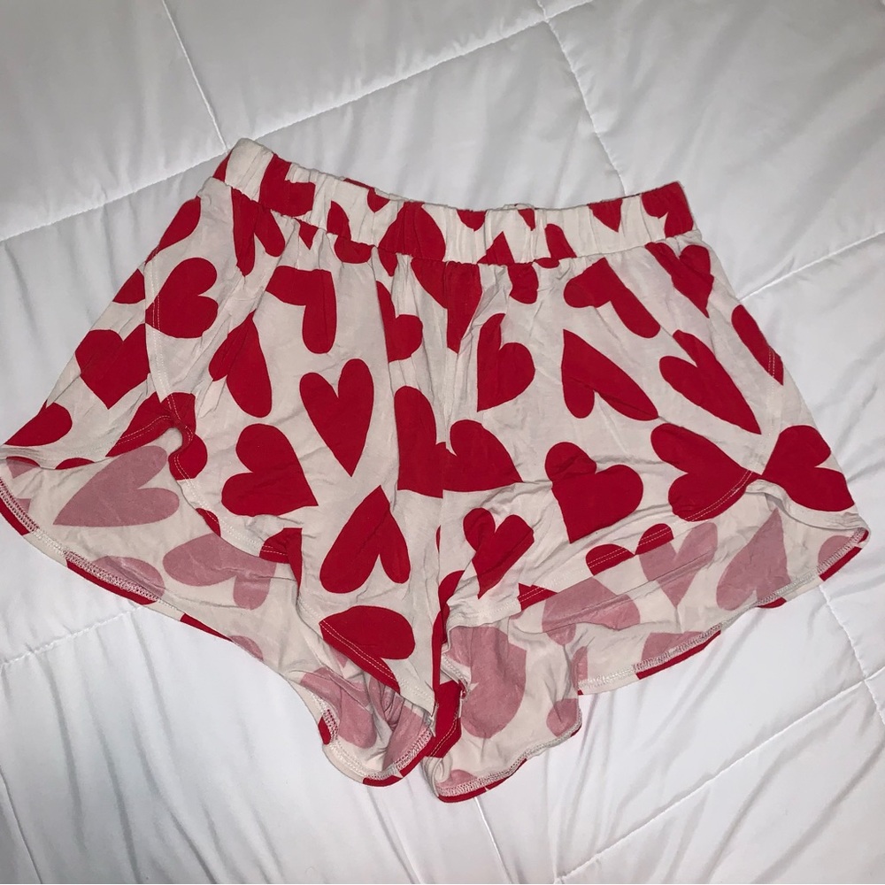 Old Navy Heart Print Sleep Shorts Size S